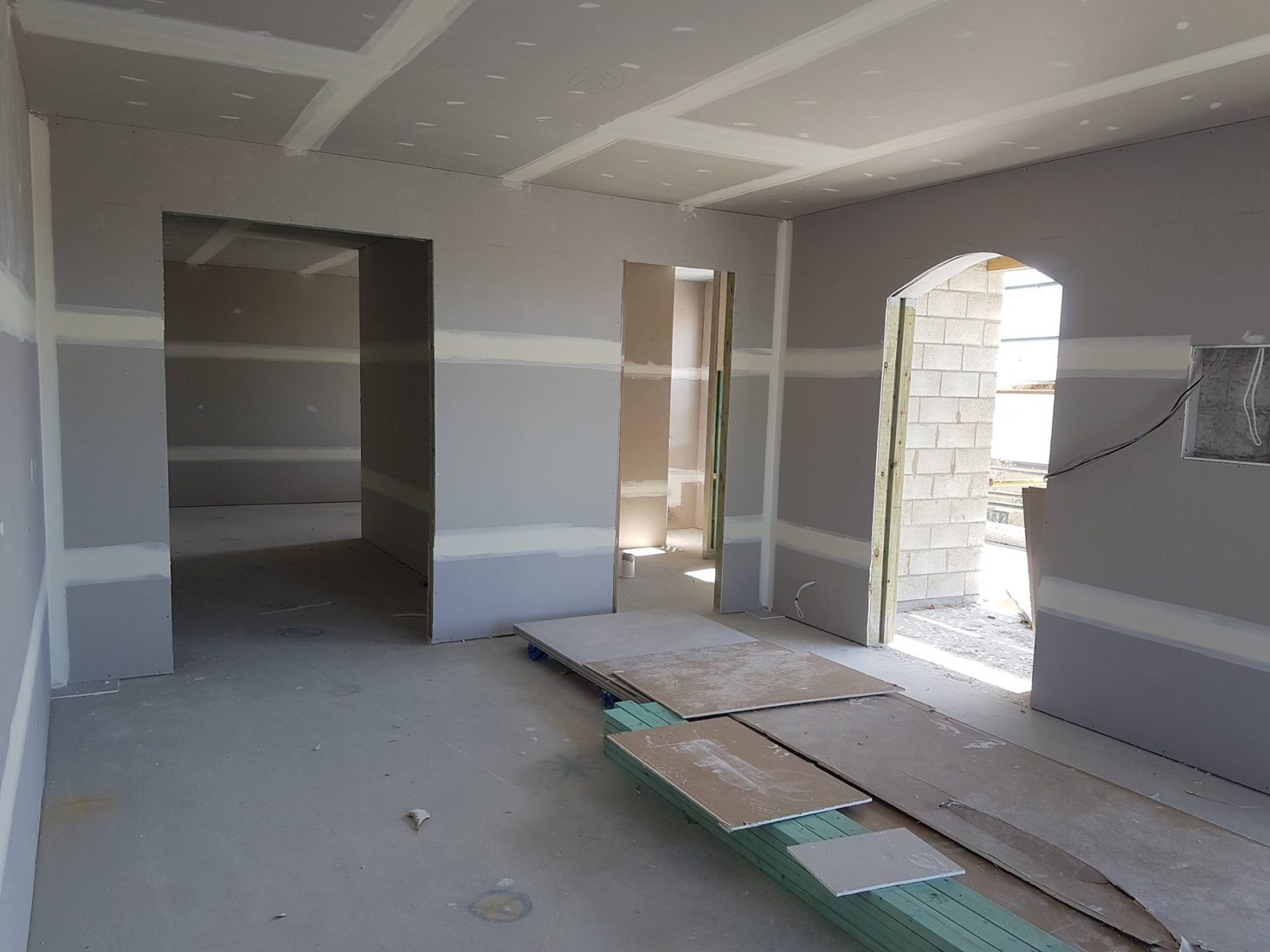 Plasterboard Sheeting Sunshine Coast plastering work