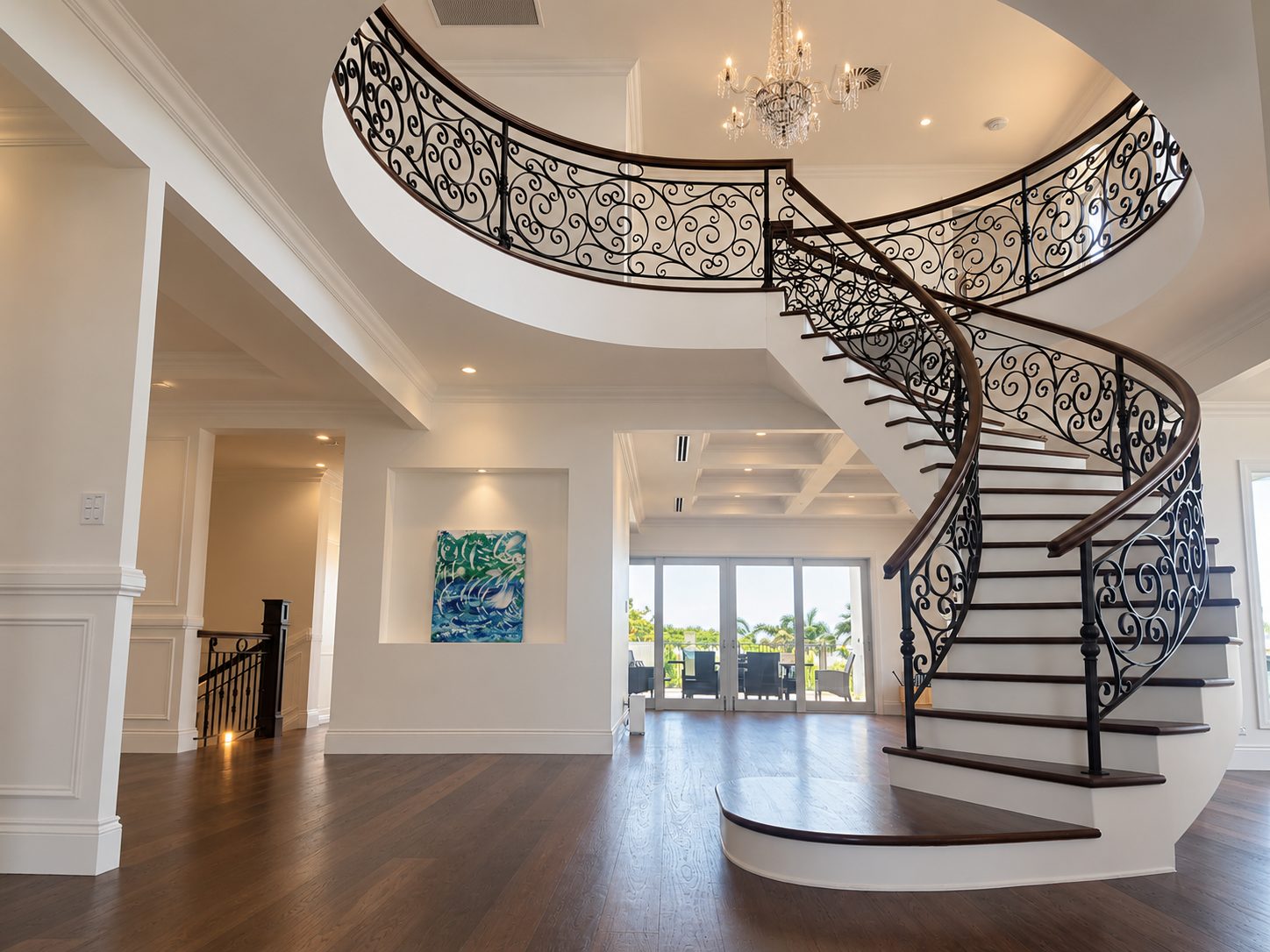 High-end completed plastering and interior detailing