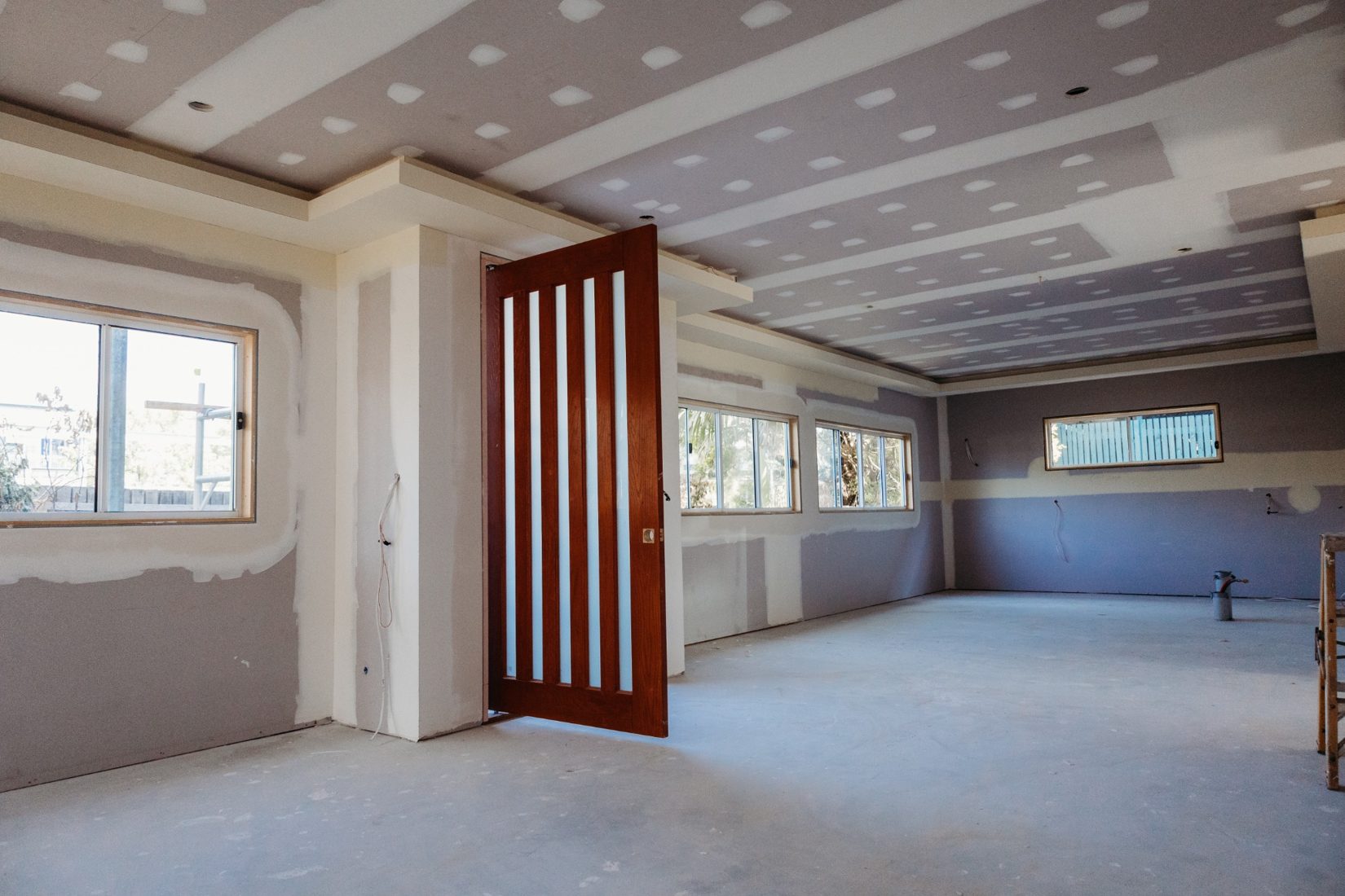 New Home Plastering Sunshine Coast plastering work